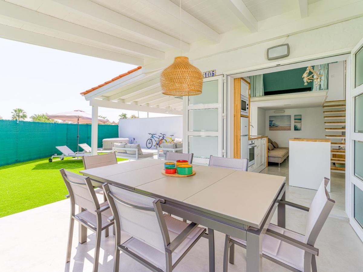 Aquarium Bungalow Private Jacuzzi, 3 Bedrooms, Ac And Bikes Maspalomas  Exterior foto