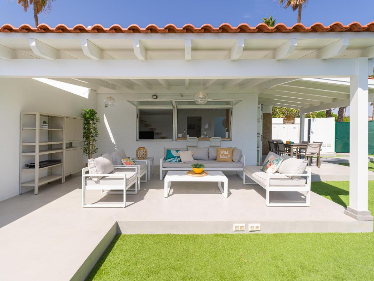 Aquarium Bungalow Private Jacuzzi, 3 Bedrooms, Ac And Bikes Maspalomas  Exterior foto